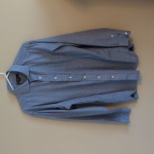 Daniel Cremieux Blue Gingham Button Down Shirt